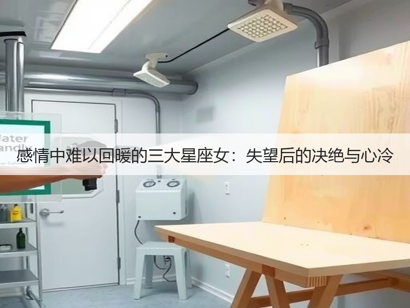 感情中难以回暖的三大星座女：失望后的决绝与心冷