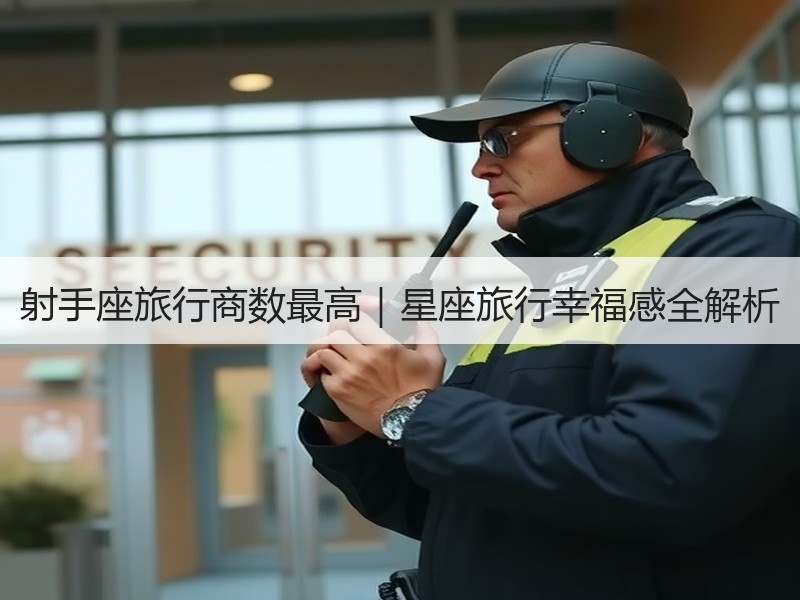 射手座旅行商数最高｜星座旅行幸福感全解析