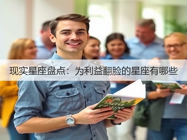 现实星座盘点：为利益翻脸的星座有哪些(图3)