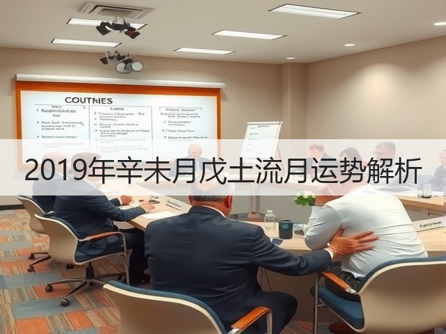 2019年辛未月戊土流月运势解析(图2)