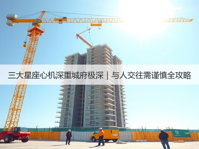 三大星座心机深重城府极深｜与人交往需谨慎全攻略