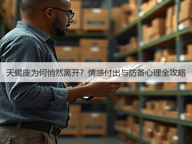 天蝎座为何悄然离开？情感付出与防备心理全攻略