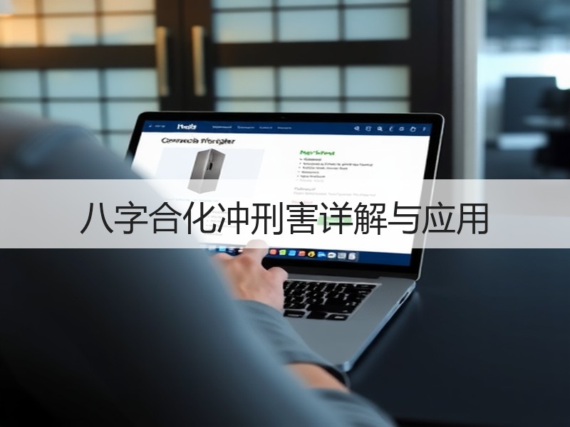八字合化冲刑害详解与应用