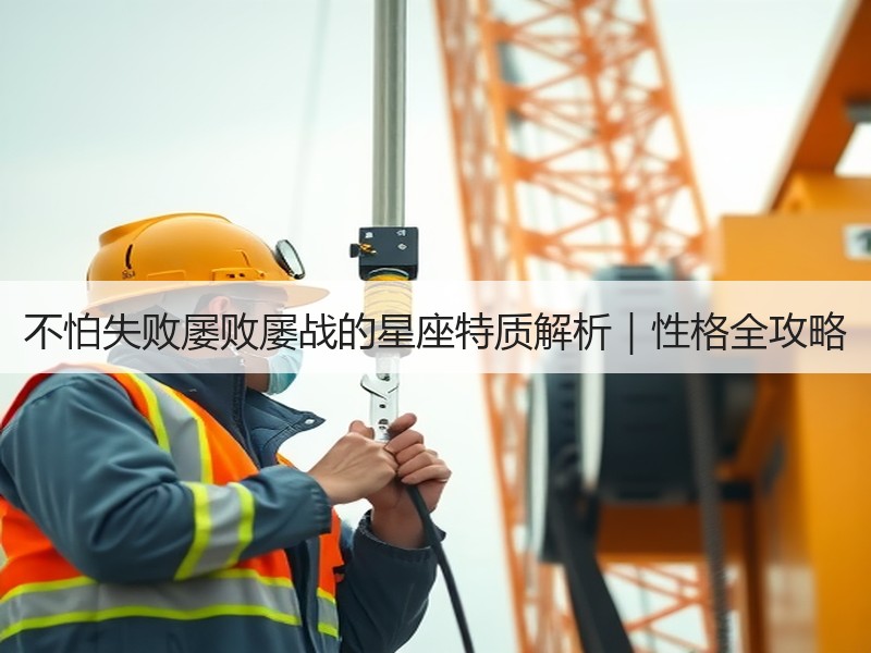 不怕失败屡败屡战的星座特质解析｜性格全攻略