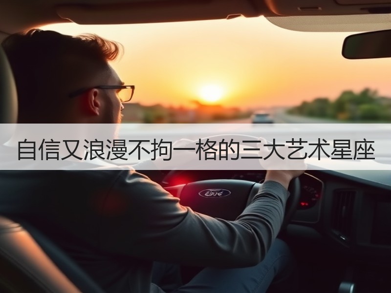 自信又浪漫不拘一格的三大艺术星座