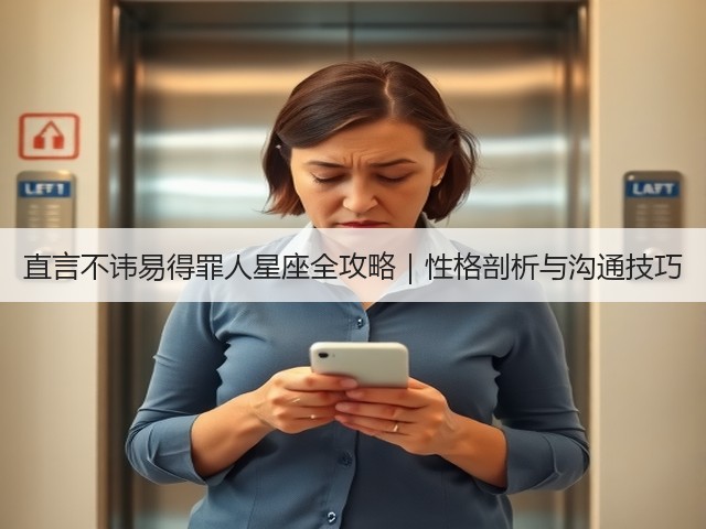 直言不讳易得罪人星座全攻略|性格剖析与沟通技巧(图1) 直言不讳易得罪人星座全攻略|性格剖析与沟通技巧(图1)