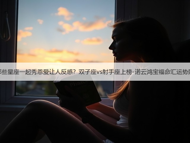 哪些星座一起秀恩爱让人反感?双子座vs射手座上榜-诺云鸿宝福命汇运势网(图3) 哪些星座一起秀恩爱让人反感?双子座vs射手座上榜-诺云鸿宝福命汇运势网(图3)