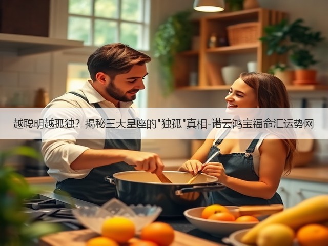越聪明越孤独？揭秘三大星座的独孤真相-诺云鸿宝福命汇运势网(图3)