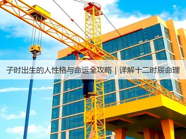 子时出生的人性格与命运全攻略｜详解十二时辰命理(图3)