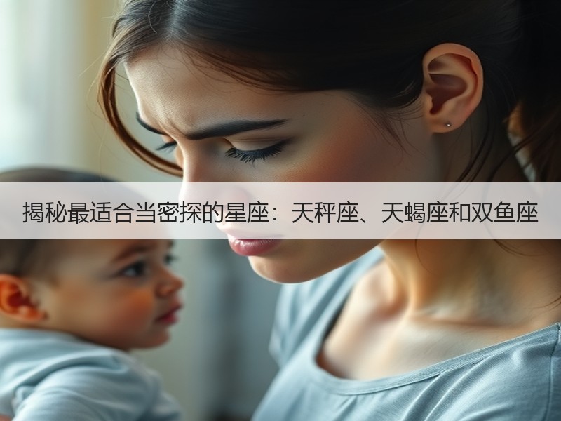 揭秘最适合当密探的星座：天秤座、天蝎座和双鱼座