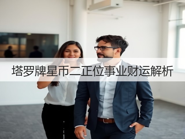 塔罗牌星币二正位事业财运解析(图1)