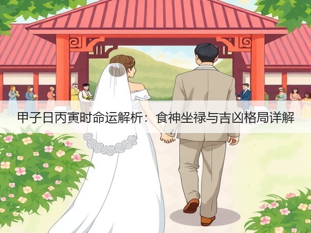 甲子日丙寅时命运解析：食神坐禄与吉凶格局详解(图3)