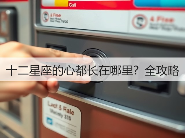 十二星座的心都长在哪里?全攻略(图2) 十二星座的心都长在哪里?全攻略(图2)