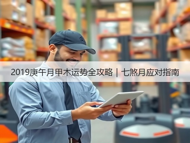 2019庚午月甲木运势全攻略｜七煞月应对指南(图3)
