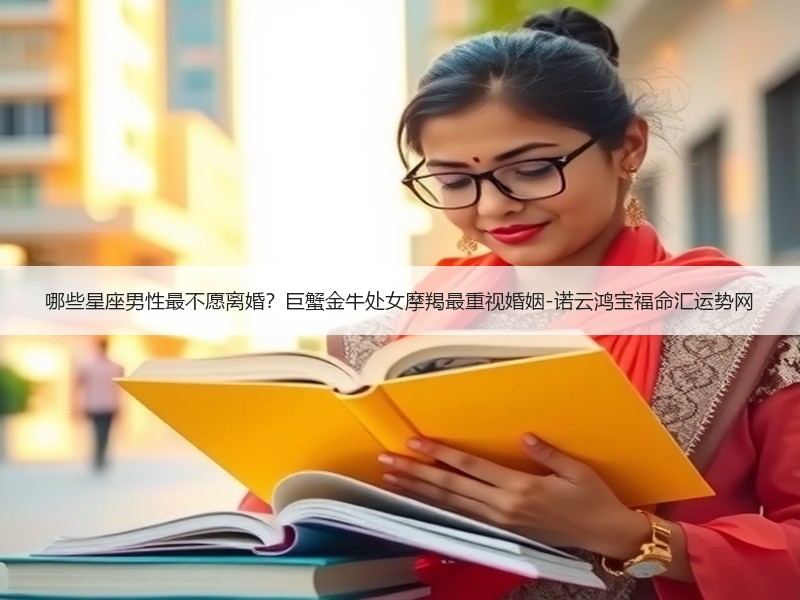 哪些星座男性最不愿离婚？巨蟹金牛处女摩羯最重视婚姻-诺云鸿宝福命汇运势网