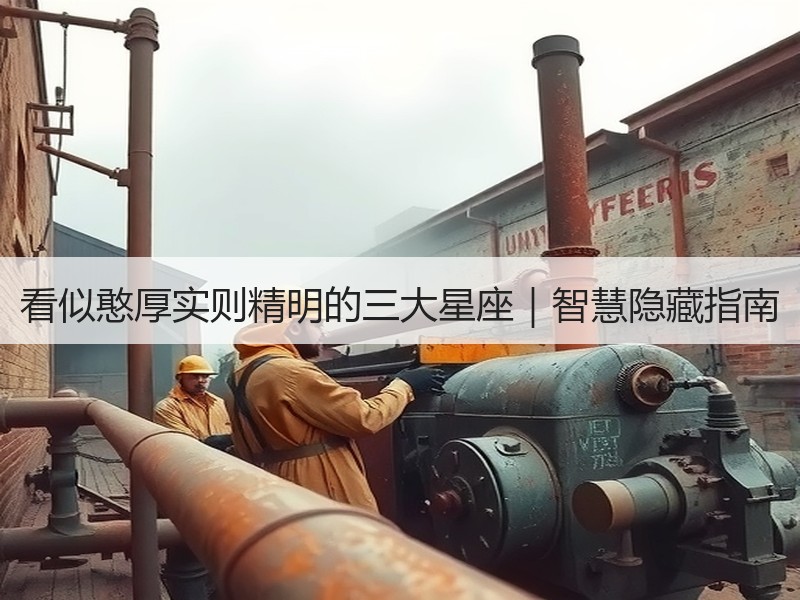 看似憨厚实则精明的三大星座｜智慧隐藏指南