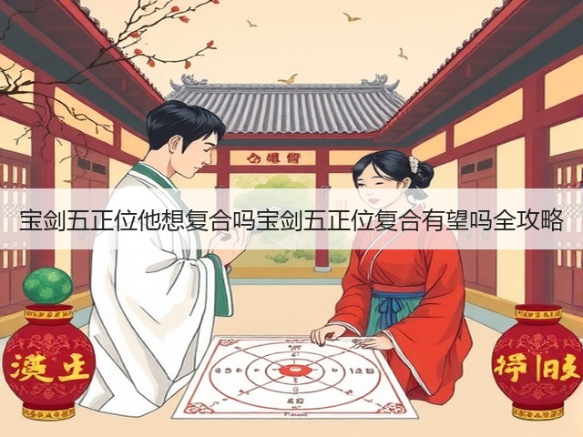 宝剑五正位他想复合吗宝剑五正位复合有望吗全攻略(图1) 宝剑五正位他想复合吗宝剑五正位复合有望吗全攻略(图1)