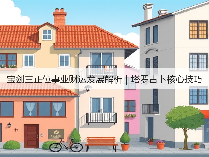 宝剑三正位事业财运发展解析｜塔罗占卜核心技巧
