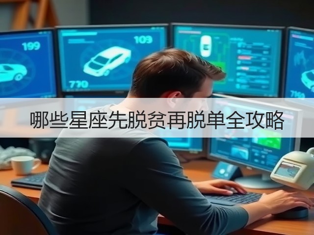 哪些星座先脱贫再脱单全攻略(图3) 哪些星座先脱贫再脱单全攻略(图3)