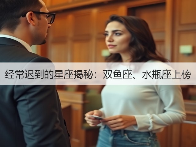 经常迟到的星座揭秘：双鱼座、水瓶座上榜(图1)