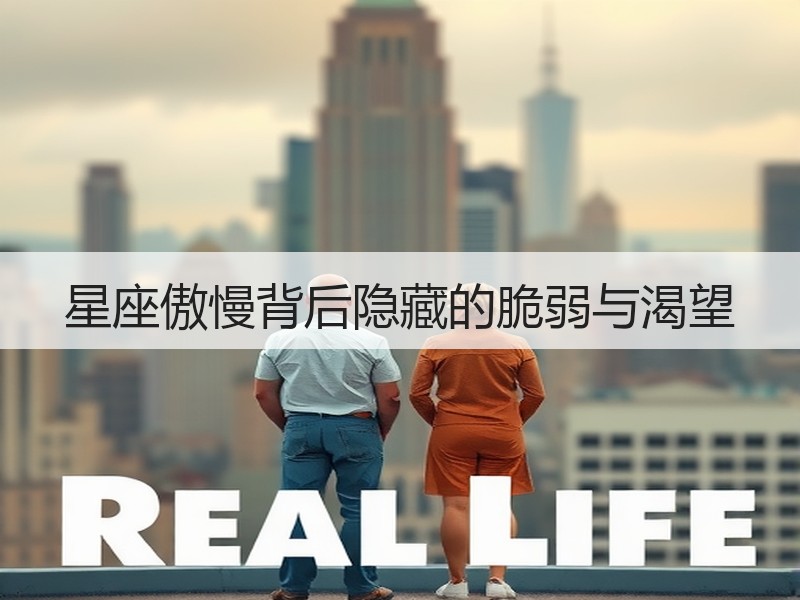 星座傲慢背后隐藏的脆弱与渴望