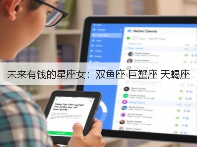 未来有钱的星座女:双鱼座 巨蟹座 天蝎座(图2) 未来有钱的星座女:双鱼座 巨蟹座 天蝎座(图2)