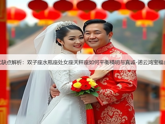 星座性格优缺点解析：双子座水瓶座处女座天秤座如何平衡精明与真诚-诺云鸿宝福命汇运势网(图1)