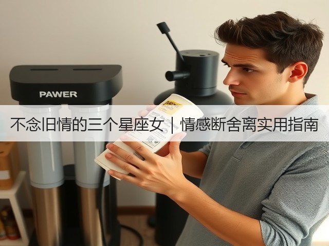 不念旧情的三个星座女｜情感断舍离实用指南(图1)