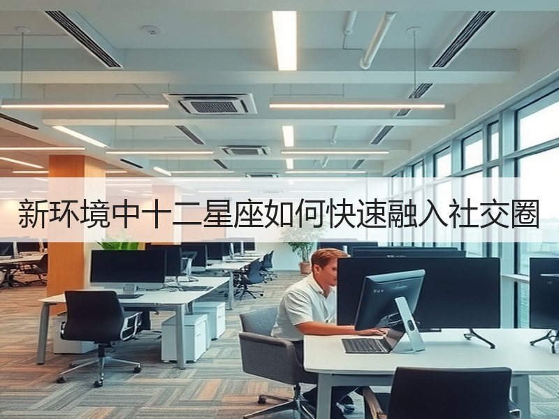 新环境中十二星座如何快速融入社交圈