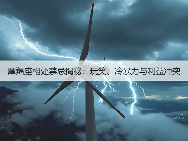 摩羯座相处禁忌揭秘：玩笑、冷暴力与利益冲突(图2)