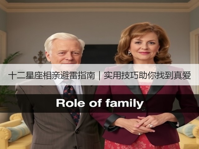十二星座相亲避雷指南|实用技巧助你找到真爱(图1) 十二星座相亲避雷指南|实用技巧助你找到真爱(图1)