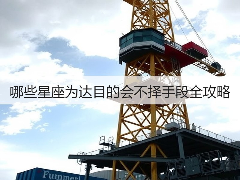 哪些星座为达目的会不择手段全攻略