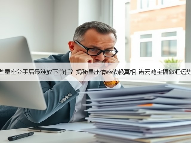 哪些星座分手后最难放下前任？揭秘星座情感依赖真相-诺云鸿宝福命汇运势网(图3)