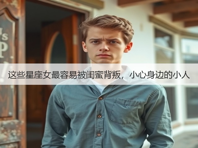 这些星座女最容易被闺蜜背叛，小心身边的小人(图1)