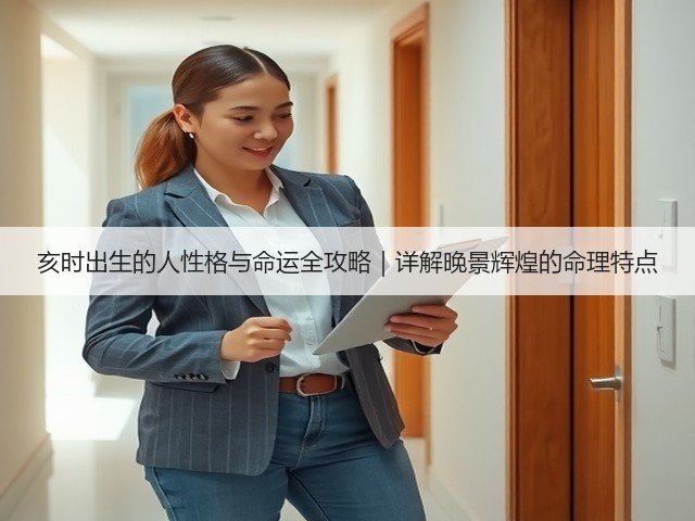 亥时出生的人性格与命运全攻略｜详解晚景辉煌的命理特点(图2)