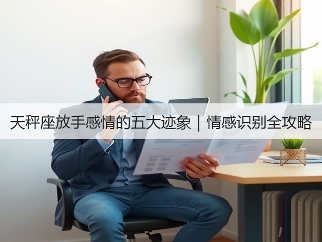 天秤座放手感情的五大迹象｜情感识别全攻略(图2)