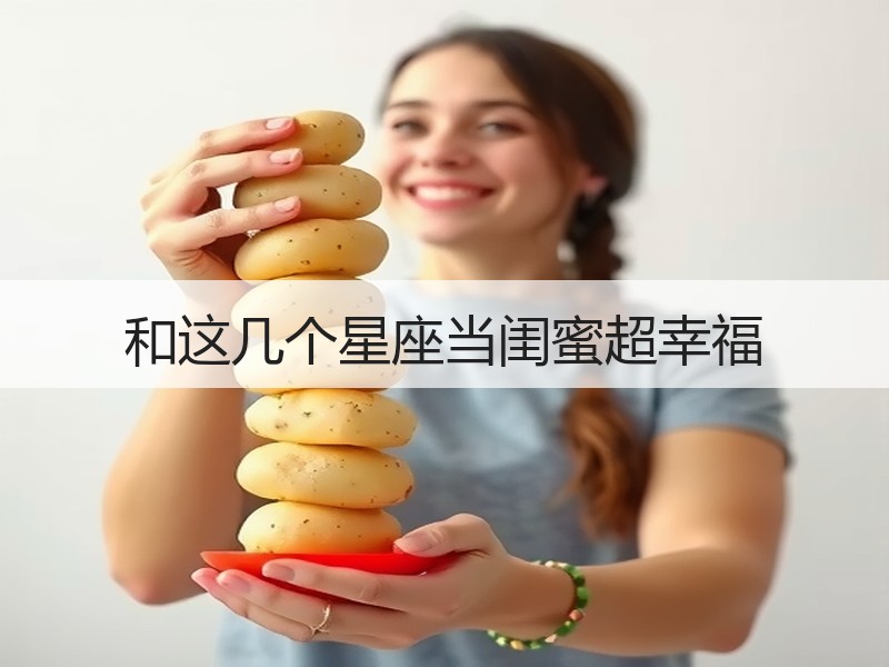 和这几个星座当闺蜜超幸福