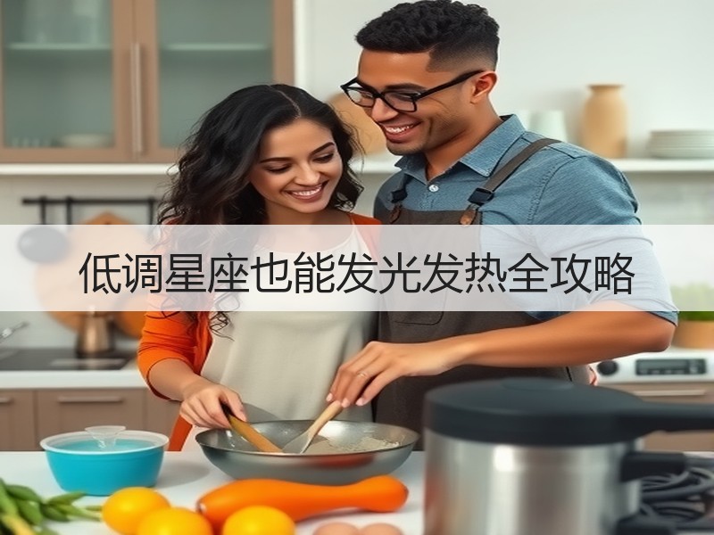 低调星座也能发光发热全攻略