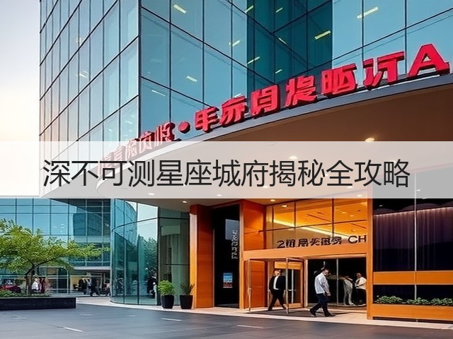 深不可测星座城府揭秘全攻略(图1)