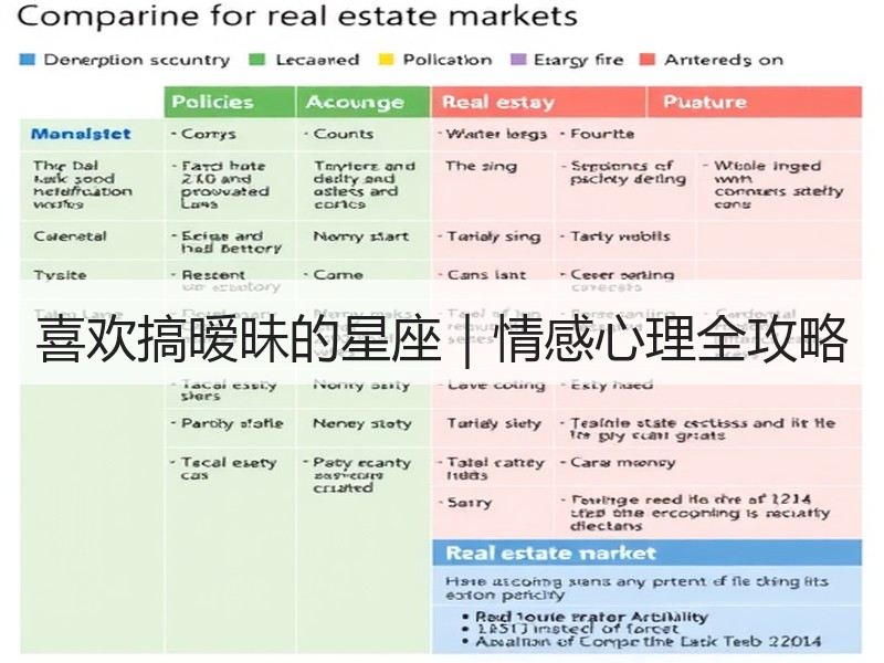 喜欢搞暧昧的星座｜情感心理全攻略