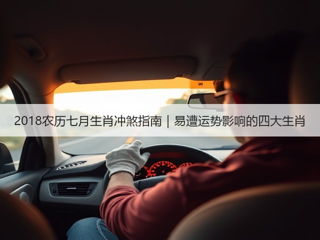 2018农历七月生肖冲煞指南|易遭运势影响的四大生肖(图3) 2018农历七月生肖冲煞指南|易遭运势影响的四大生肖(图3)
