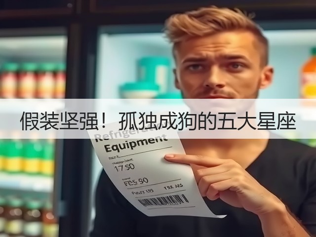 假装坚强！孤独成狗的五大星座(图1)