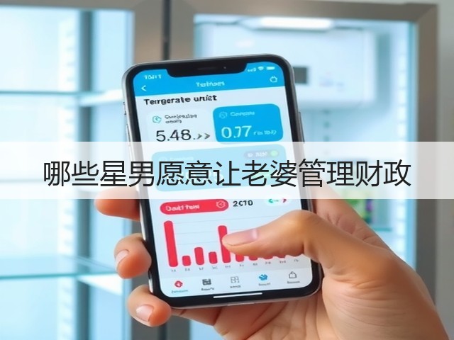 哪些星男愿意让老婆管理财政(图3)