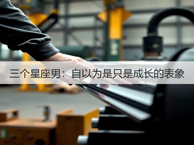三个星座男：自以为是只是成长的表象(图3)