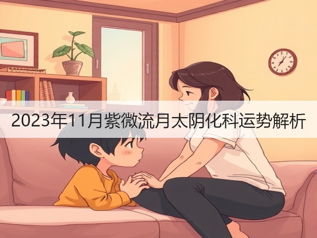 2023年11月紫微流月太阴化科运势解析(图3) 2023年11月紫微流月太阴化科运势解析(图3)