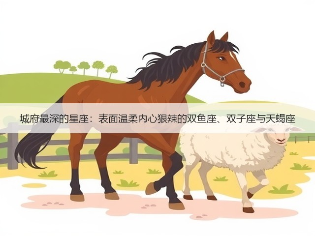 城府最深的星座:表面温柔内心狠辣的双鱼座、双子座与天蝎座(图1) 城府最深的星座:表面温柔内心狠辣的双鱼座、双子座与天蝎座(图1)