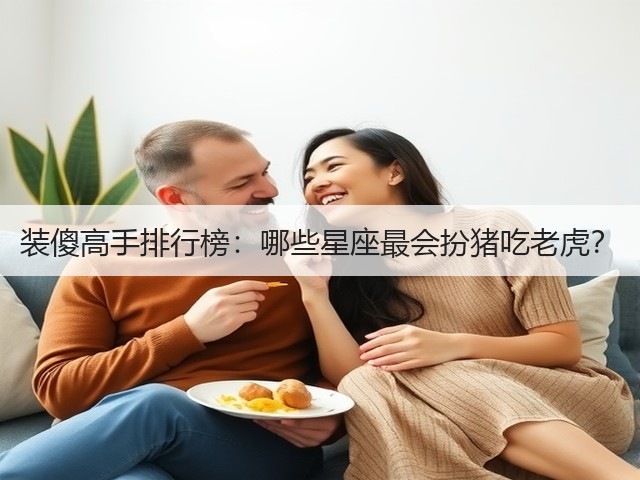 装傻高手排行榜:哪些星座最会扮猪吃老虎?(图1) 装傻高手排行榜:哪些星座最会扮猪吃老虎?(图1)