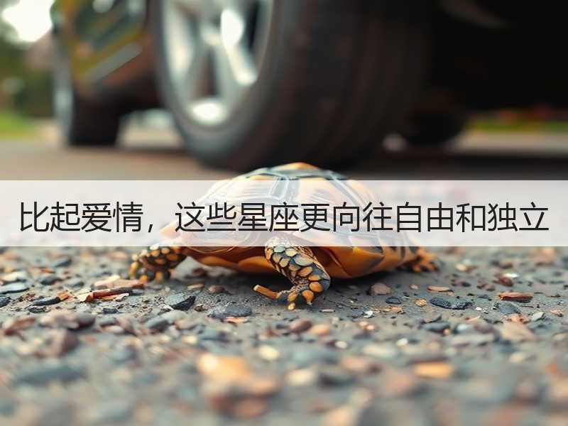 比起爱情，这些星座更向往自由和独立