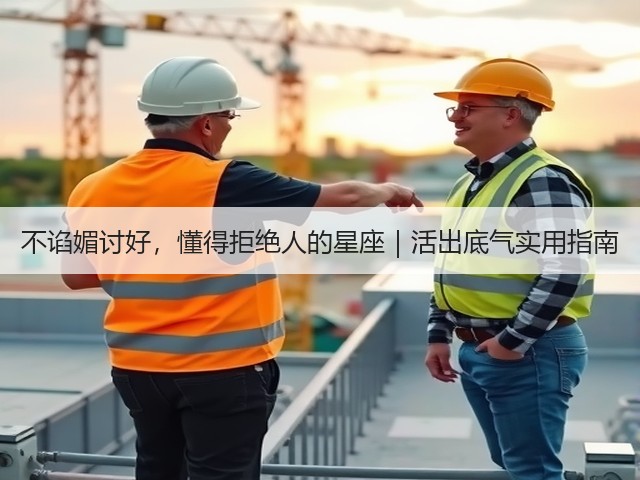 不谄媚讨好,懂得拒绝人的星座|活出底气实用指南(图2) 不谄媚讨好,懂得拒绝人的星座|活出底气实用指南(图2)