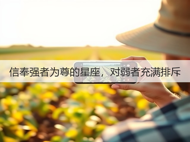 信奉强者为尊的星座，对弱者充满排斥(图2)